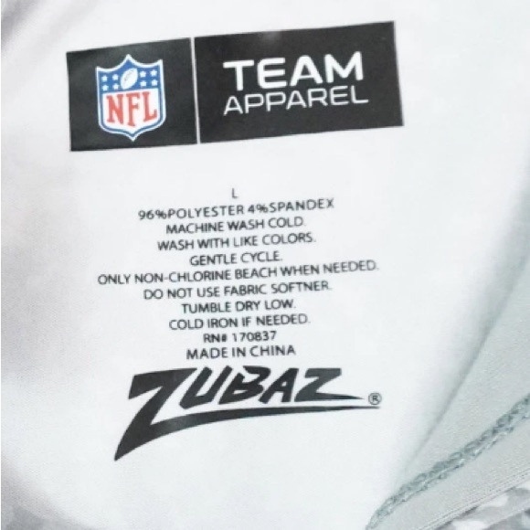 NWT [Zubaz] Detroit Lions NFL Lightweight Performance Pullover Grey Mens Large - Picture 8 of 8